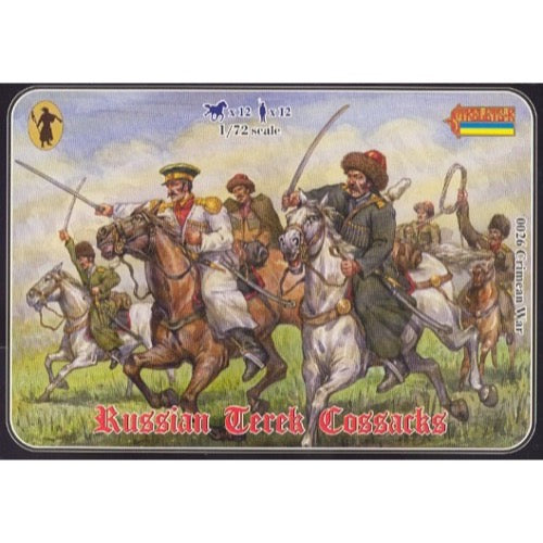 Strelets 026 1/72 Crimean War Russian Mounted Terek Cossacks (reissue)