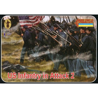 Strelets 153 1/72 American Civil War US Infantry in Attack 2 (re-issue)