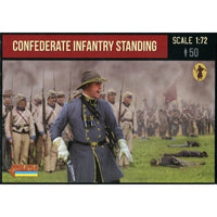 Strelets-R 0156 1/72 Confederate Infantry Standing ACwithAmerican Civil War