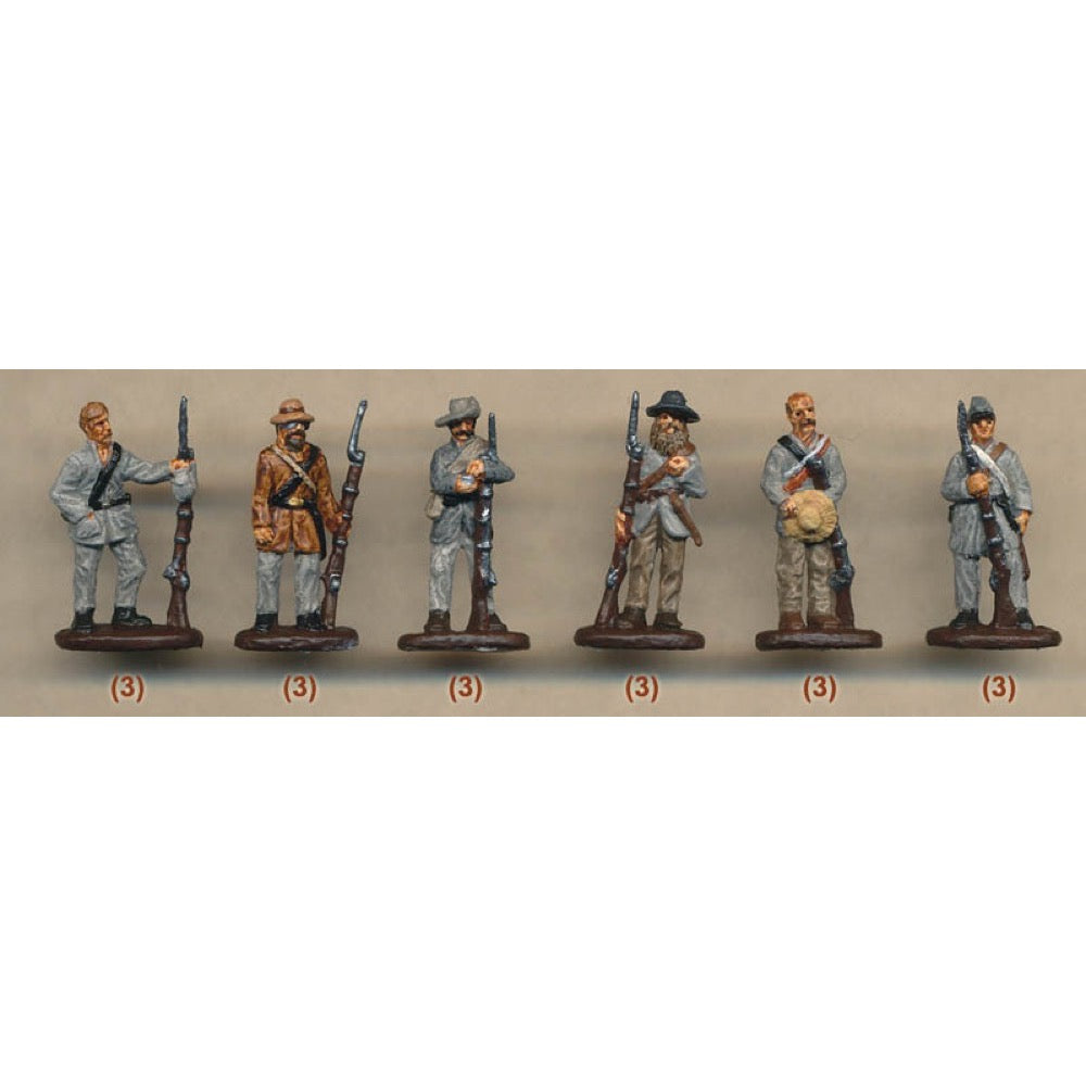 Strelets-R 0156 1/72 Confederate Infantry Standing ACwithAmerican Civil War