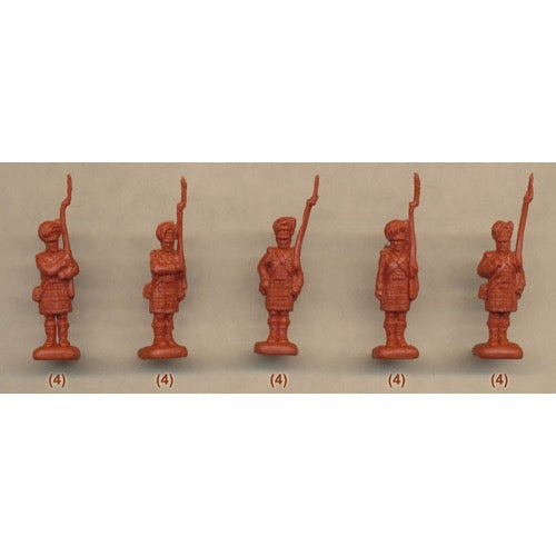 Strelets 199 1/72 Napoleonic Highlanders Standing Shoulder Arms