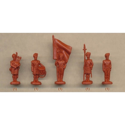 Strelets 199 1/72 Napoleonic Highlanders Standing Shoulder Arms