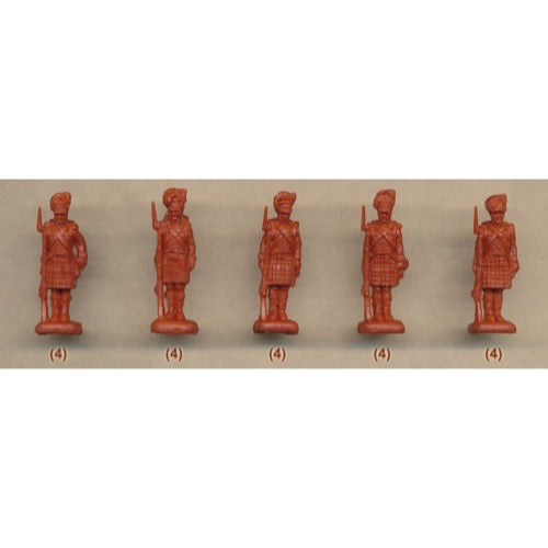 Strelets 200 1/72 Napoleonic Highlanders Standing Order Arms