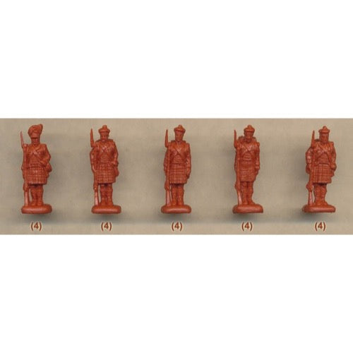 Strelets 200 1/72 Napoleonic Highlanders Standing Order Arms