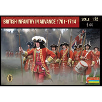 Strelets 0230 1/72 British Infantry in Advance 1701-1714 Plastic Model Kit STRELETS0230