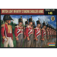 Strelets 297 1/72 Napoleonic British Light Infantry Standing Shoulder Arms