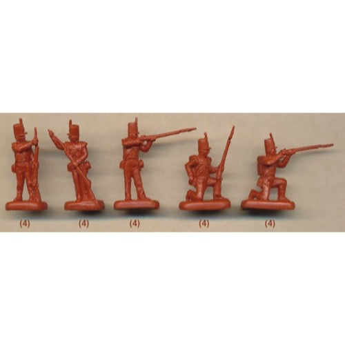 Strelets 299 1/72 Napoleonic British Light Infantry Standing Shoulder Arms
