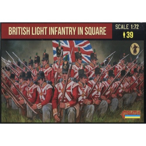 Strelets 300 1/72 Napoleonic British Light Infantry in Square