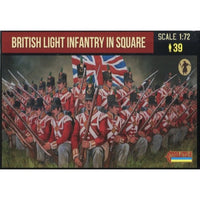 Strelets 300 1/72 Napoleonic British Light Infantry in Square