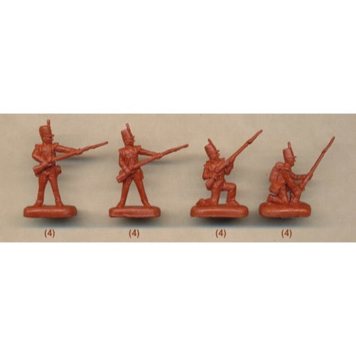 Strelets 300 1/72 Napoleonic British Light Infantry in Square