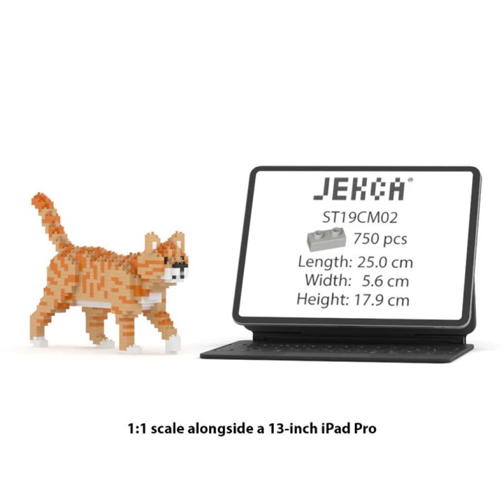 Jekca ST19CM02 Orange Tabby Cat Mini 01S