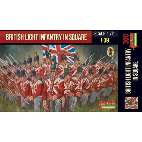 Strelets 300 1/72 Napoleonic British Light Infantry in Square
