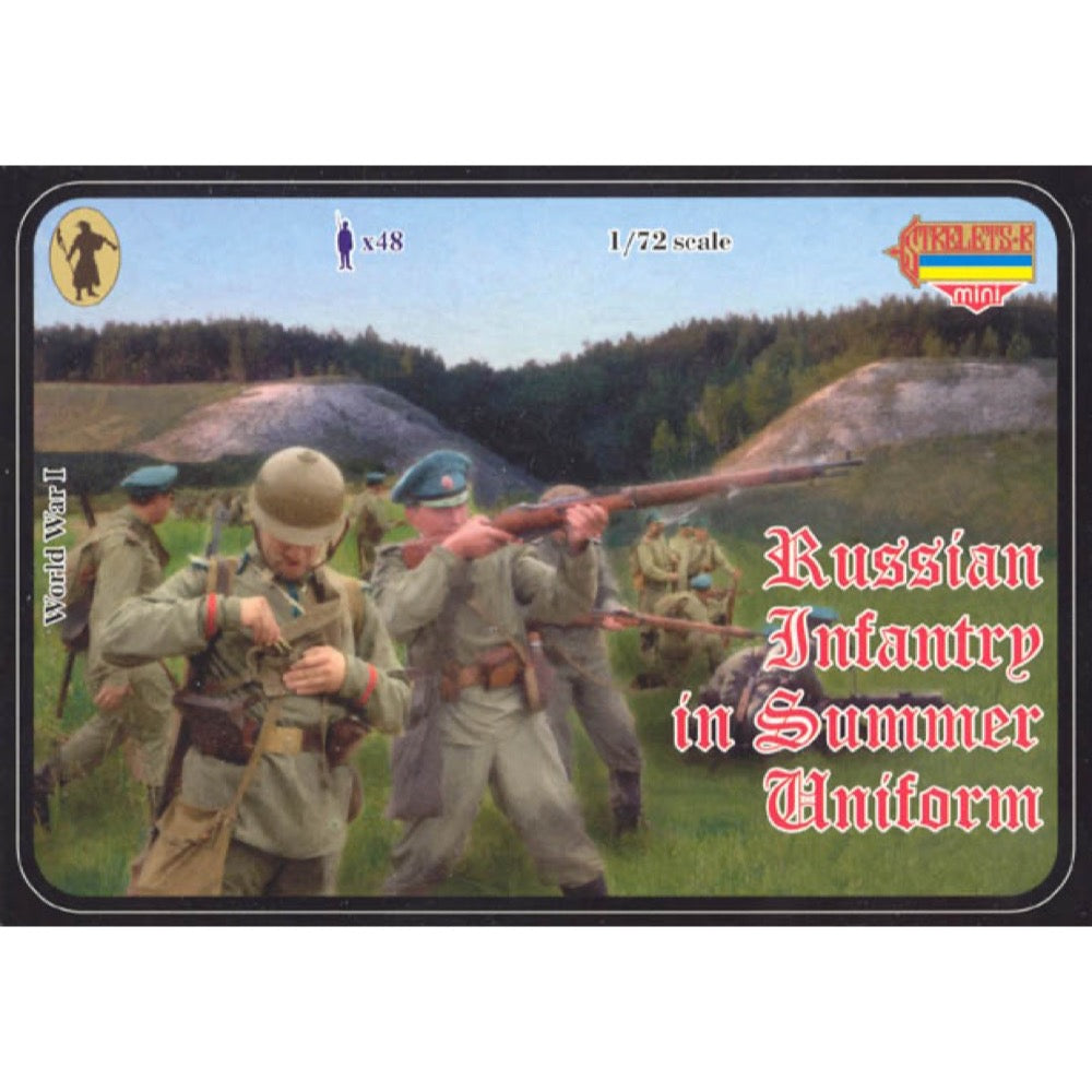 Strelets M018 1/72 WWI Russian Infantry in Summer Uniform