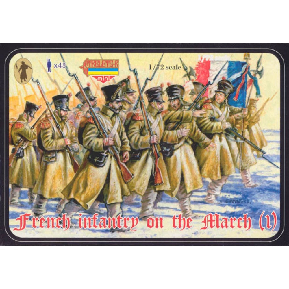 Strelets M023 1/72 Napoleonic French Line Infantry on the March