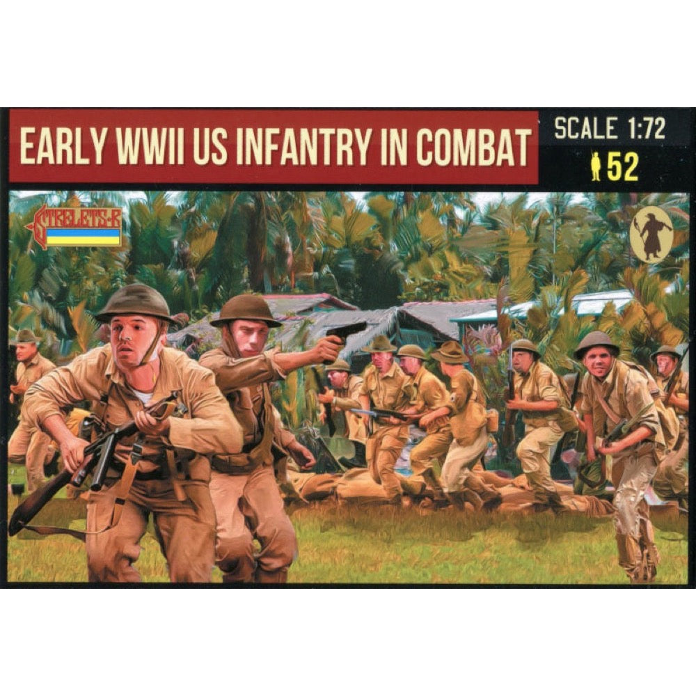 Strelets M159 1/72 WWII Early US Infantry in Combat
