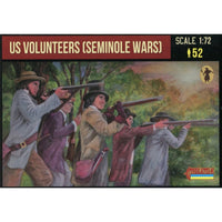Strelets M161 1/72 Seminole Wars US Volunteers