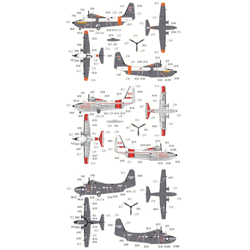 Sova-M 72079 1/72 HU-16B/D "Albatross" Flying Boat