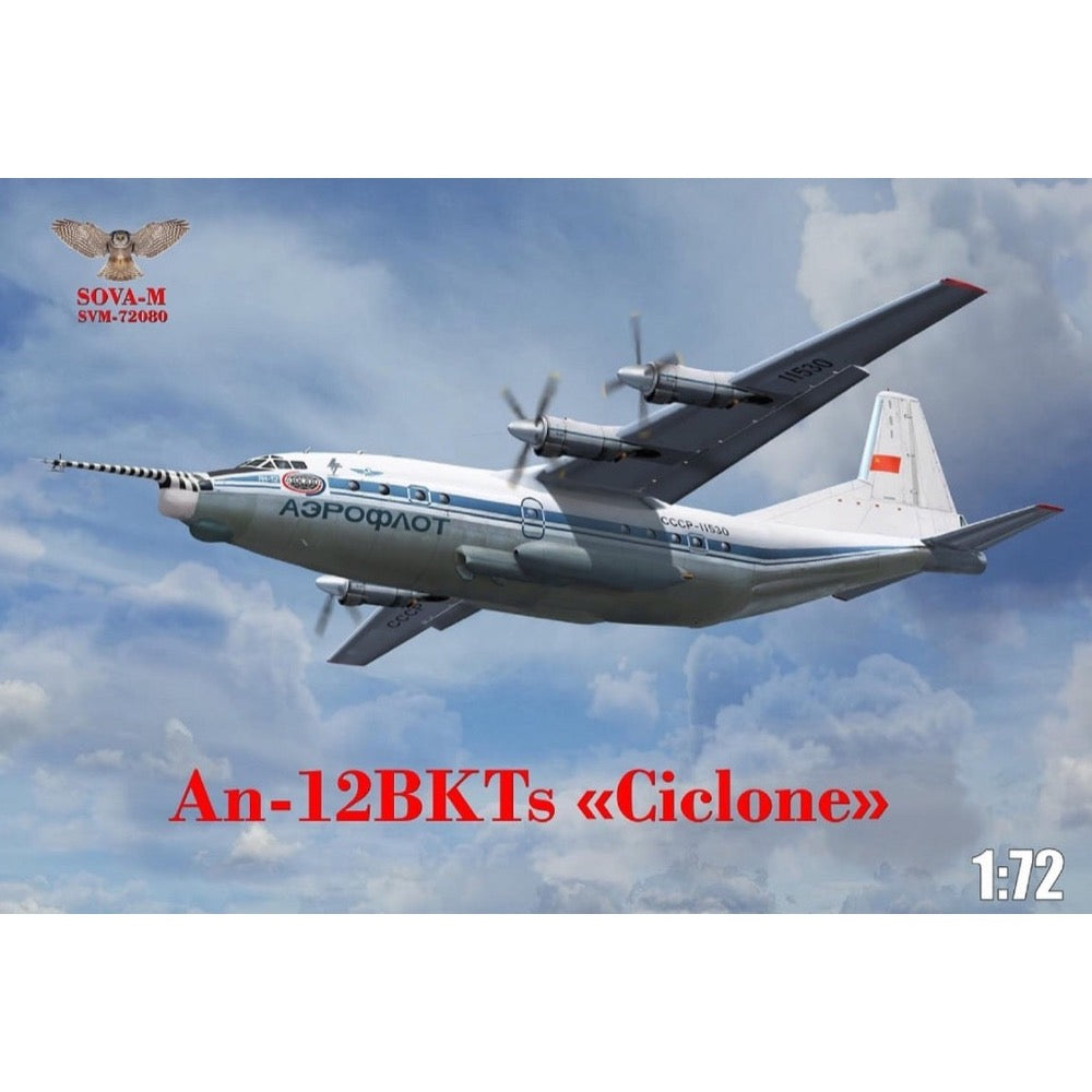 Sova-M 72080 1/72 An-12 BKT's Cyclone Research Aircraft