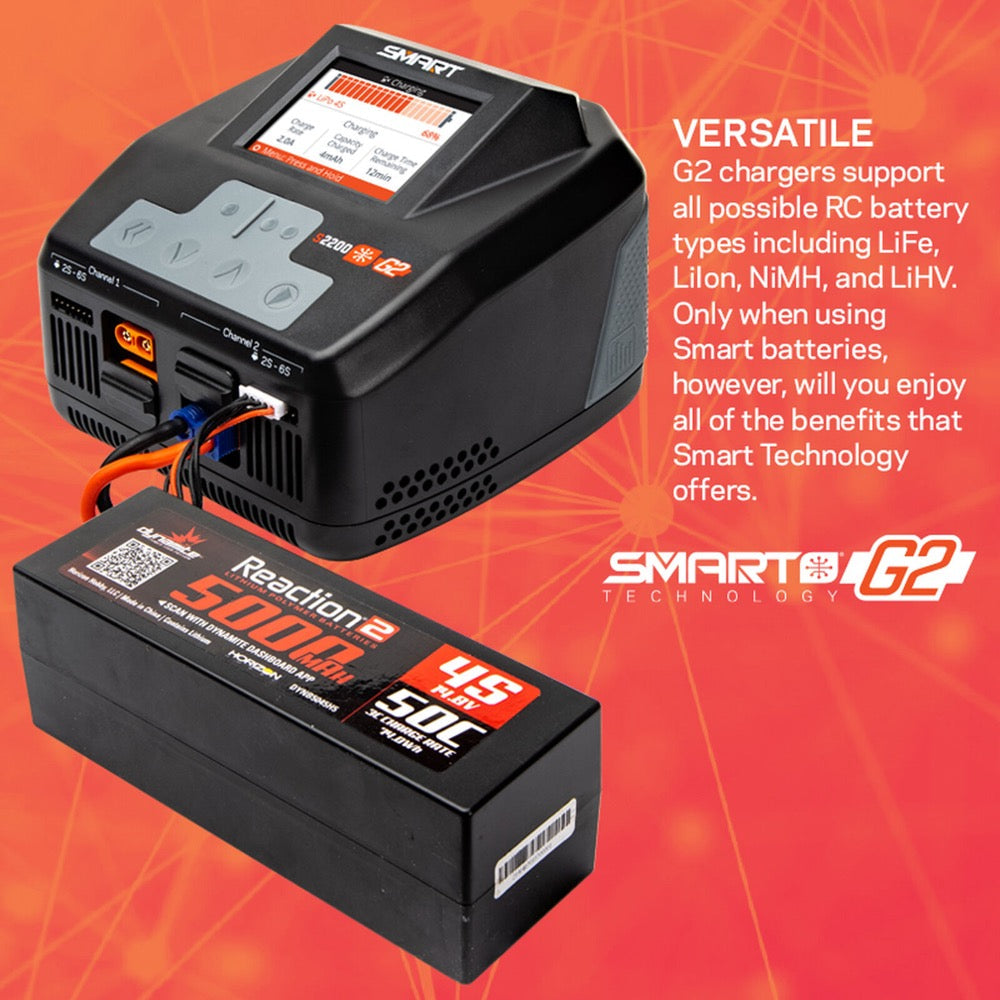 Spektrum Smart S2200 G2 2x200w 240v Charger