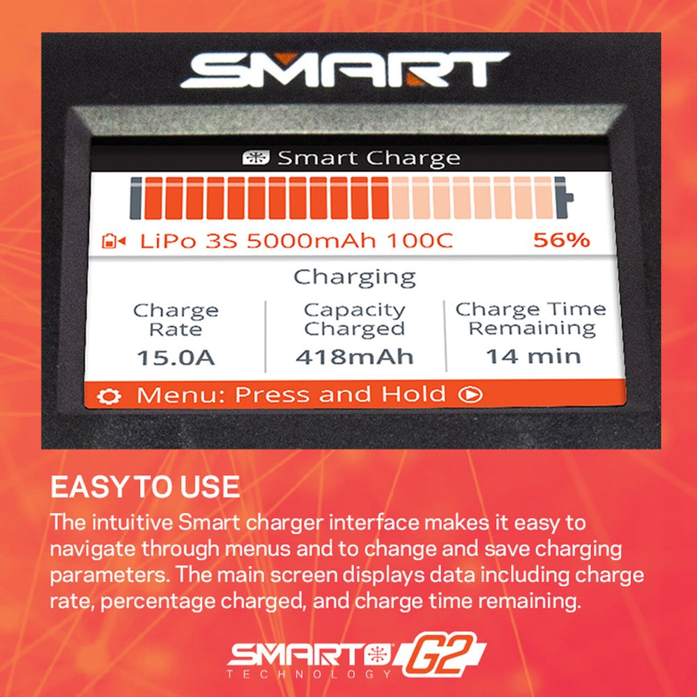 Spektrum Smart S2200 G2 2x200w 240v Charger