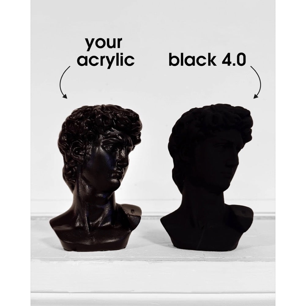 Stuart Semple Acrylic Paint–Black 4.0 150ml