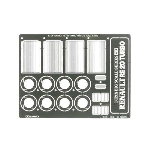 Tamiya 12033 1/12 Renault RE-20 Turbo with Photo-Etched Parts