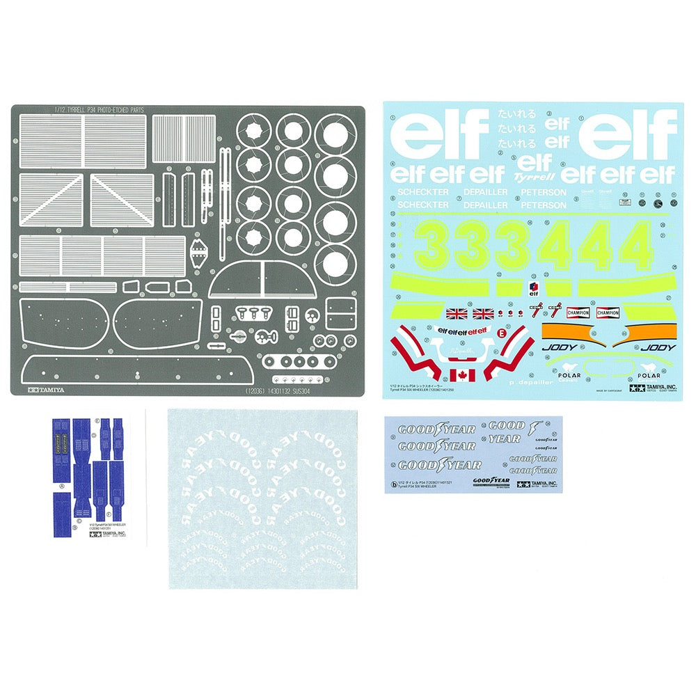 Tamiya 12036 1/12 Tyrrell P34 with Photo Etch Parts