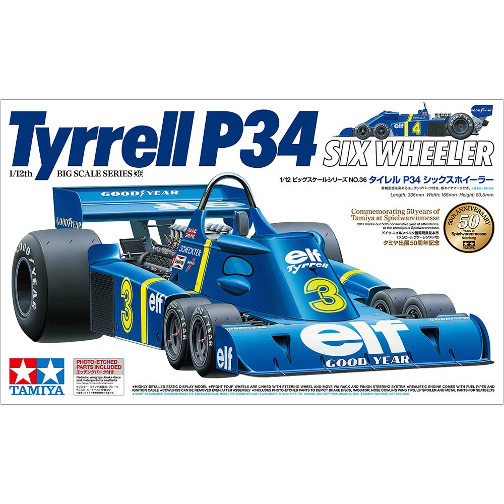 Tamiya 12036 1/12 Tyrrell P34 with Photo Etch Parts