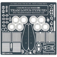 Tamiya 12046 1/12 Team Lotus Type 72D 1972 with Photo Etched Parts