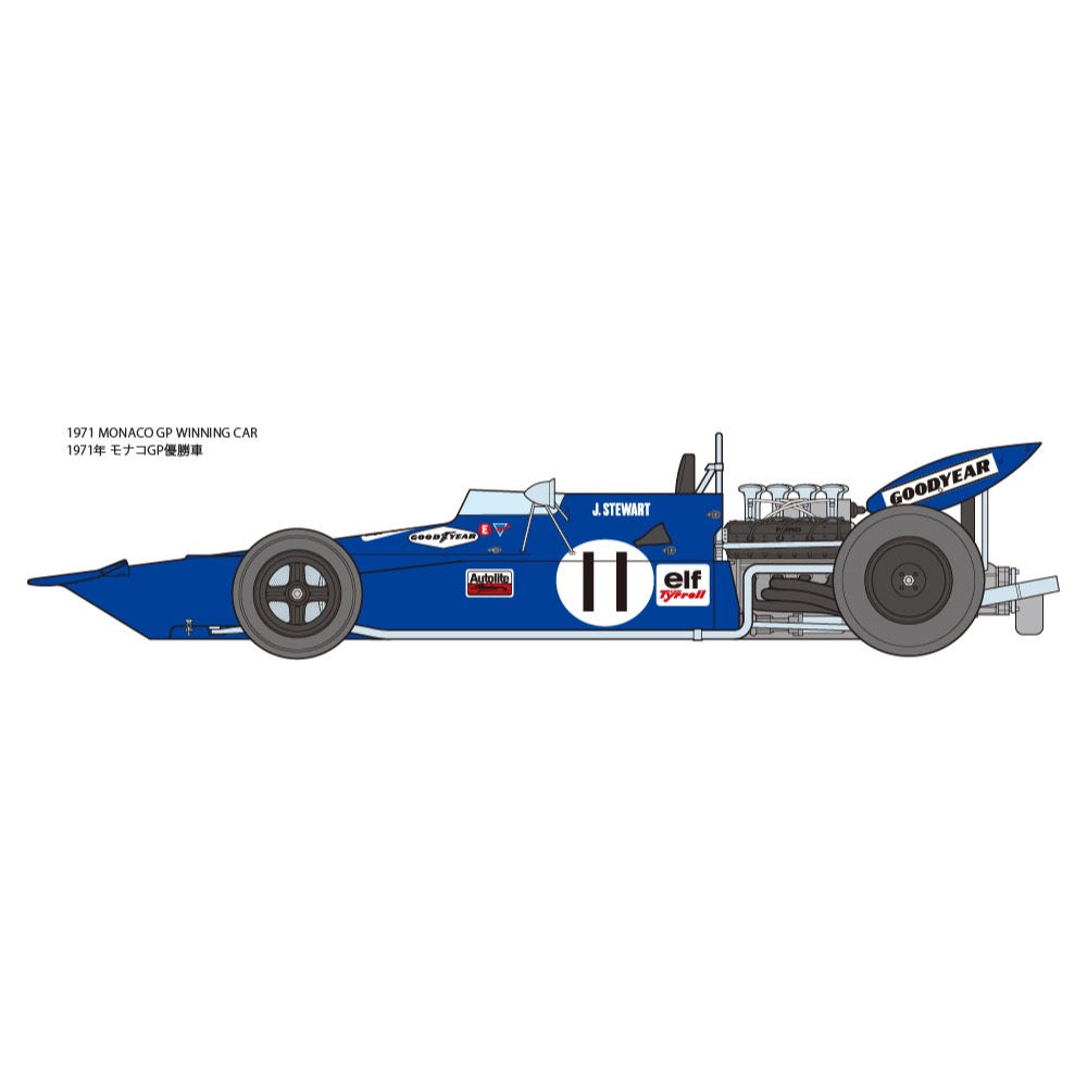 Tamiya 12054 1/12 Tyrrell 003 1971 Monaco GP