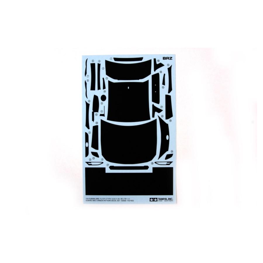 Tamiya 12658 1/24 Subaru BRZ Carbon Decal Set