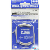 Tamiya 12662 Braided Hose 2mm Outer Dia