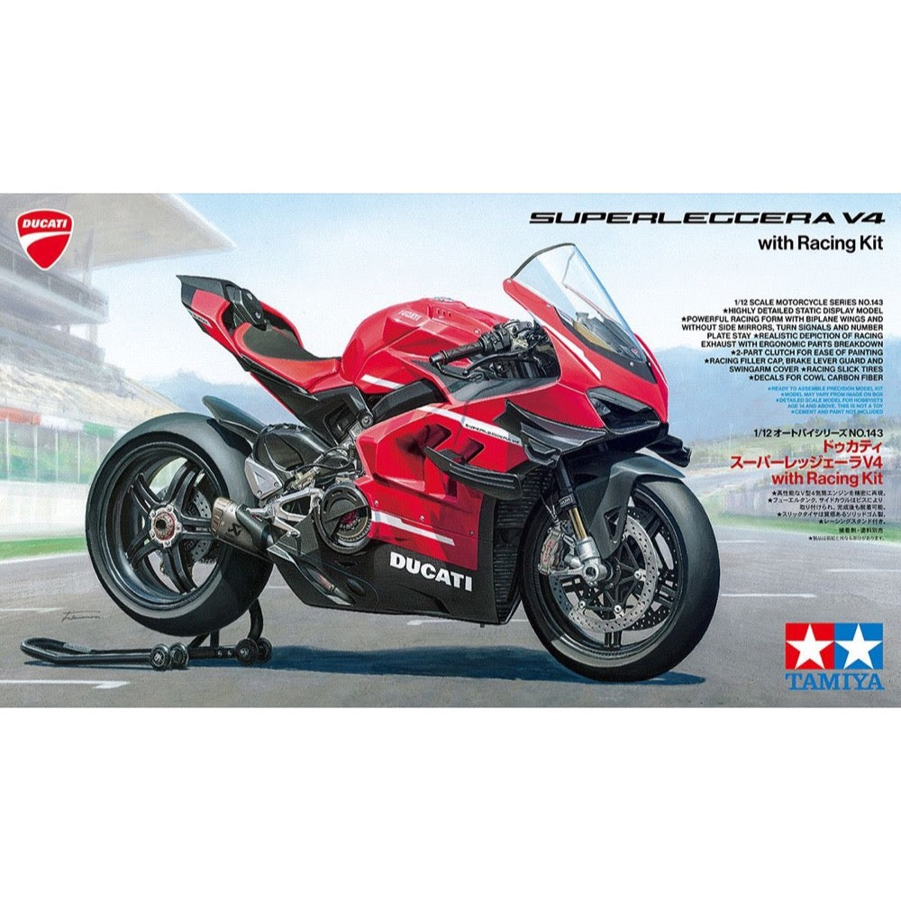 Tamiya 14143 1/12 Ducati Superleggera V4 with Racing Kit