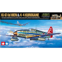 Tamiya 25203 1/48 Kawasaki Ki-61-Id Hien Tony and 4x4 Light Vehicle Kurogane Set