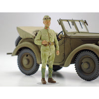 Tamiya 25203 1/48 Kawasaki Ki-61-Id Hien Tony and 4x4 Light Vehicle Kurogane Set