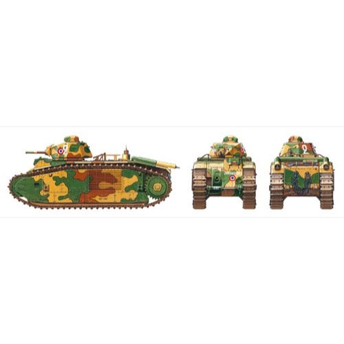 Tamiya 30058 1/35 French Battle Tank B1 Bis with Single Motor