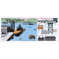 Tamiya 31510 1/700 Waterline Scenery Accessory Harbor Plastic Model Kit