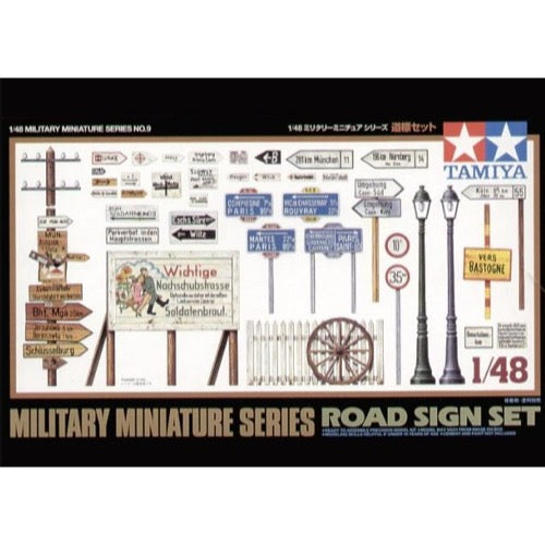 Tamiya 32509 1/48 Road Sign Set