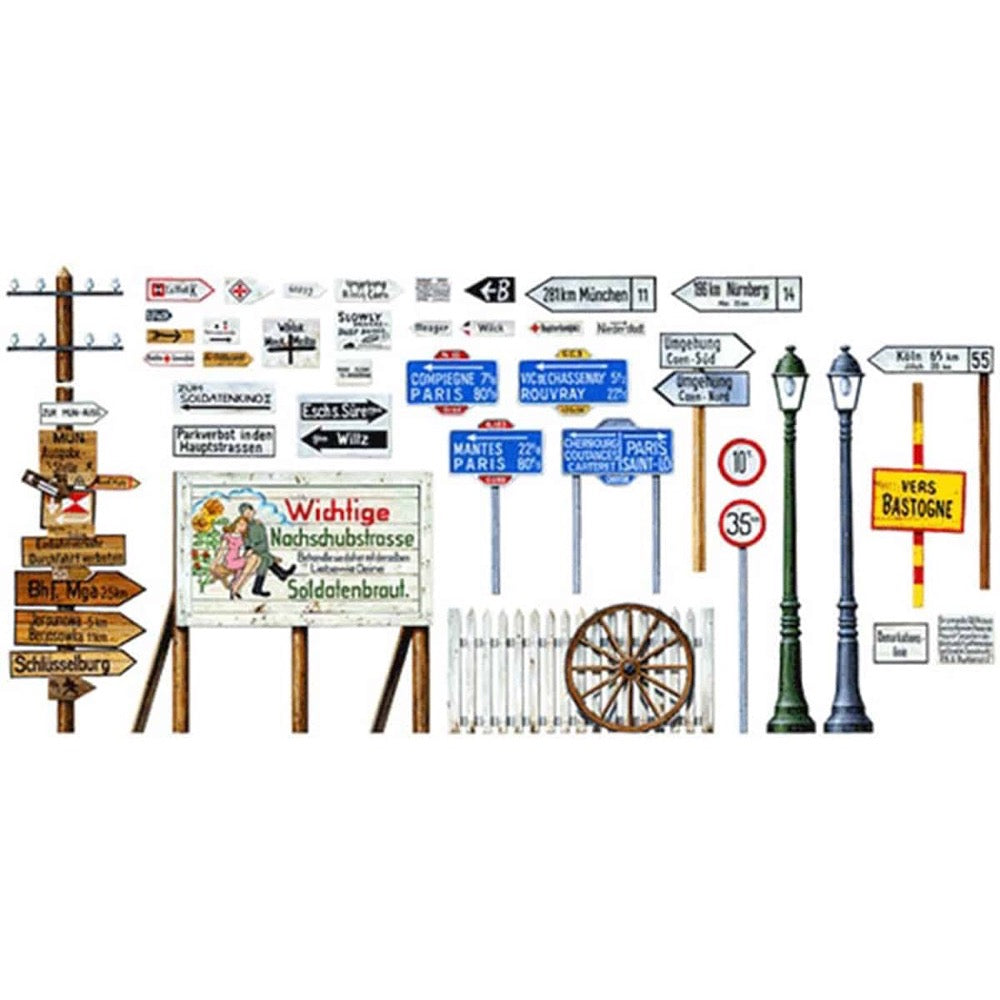 Tamiya 32509 1/48 Road Sign Set