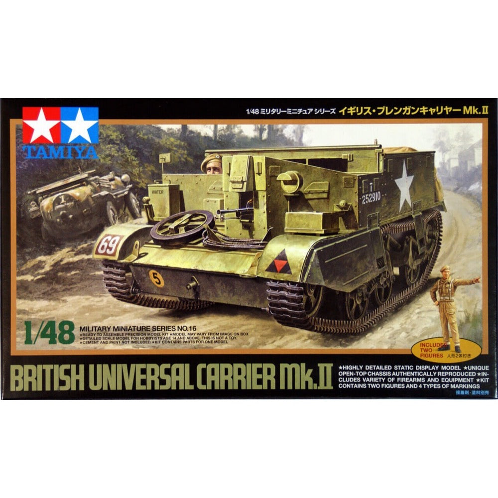 Tamiya 32516 1/48 Universal Carrier MK. II Plastic Model Kit*