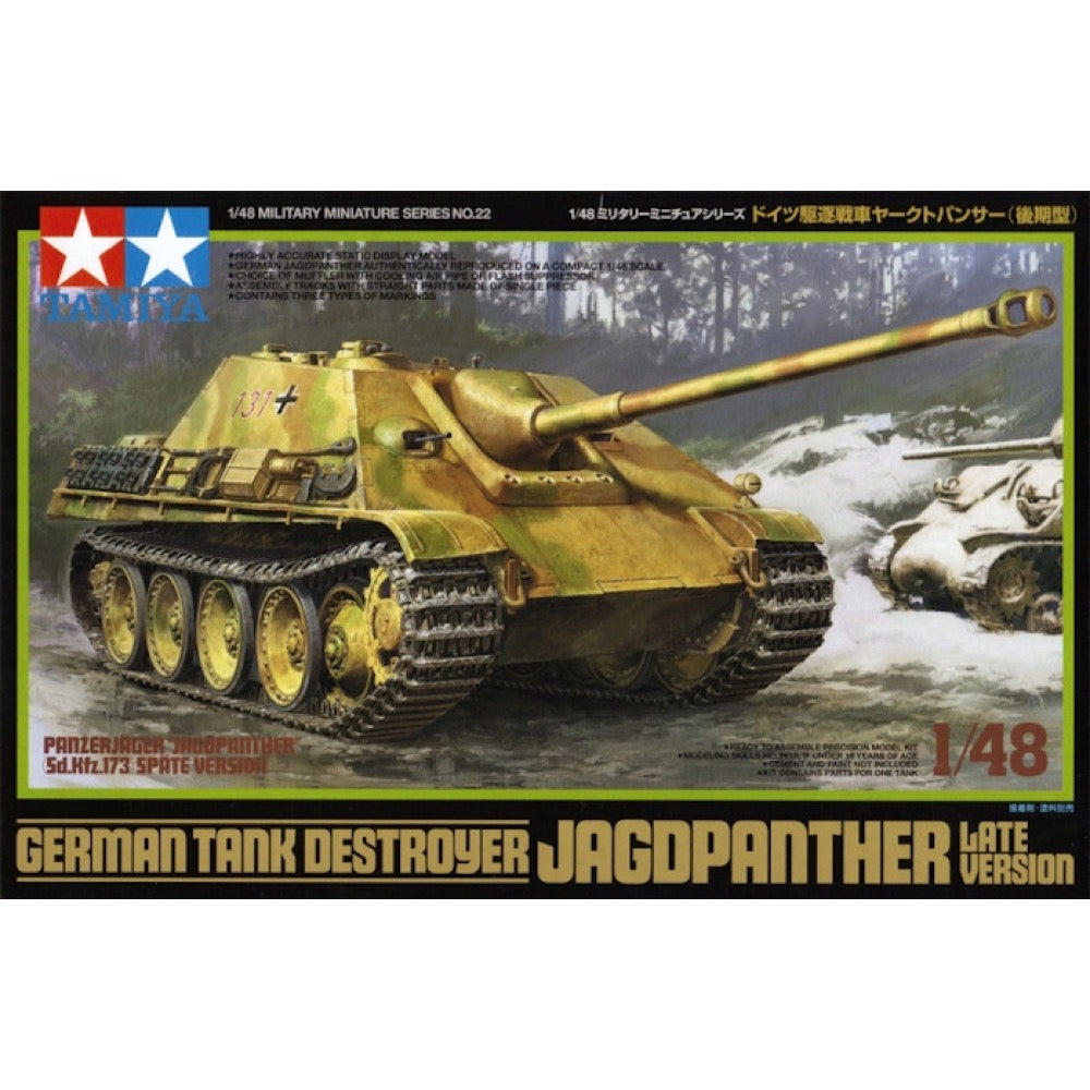 Tamiya 32522 1/48 Jagdpanther Late Version Plastic Model Kit