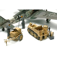 Tamiya 32533 1/48 Aircraft Power Supply Unit & Kettenkraftrad Plastic Model Kit