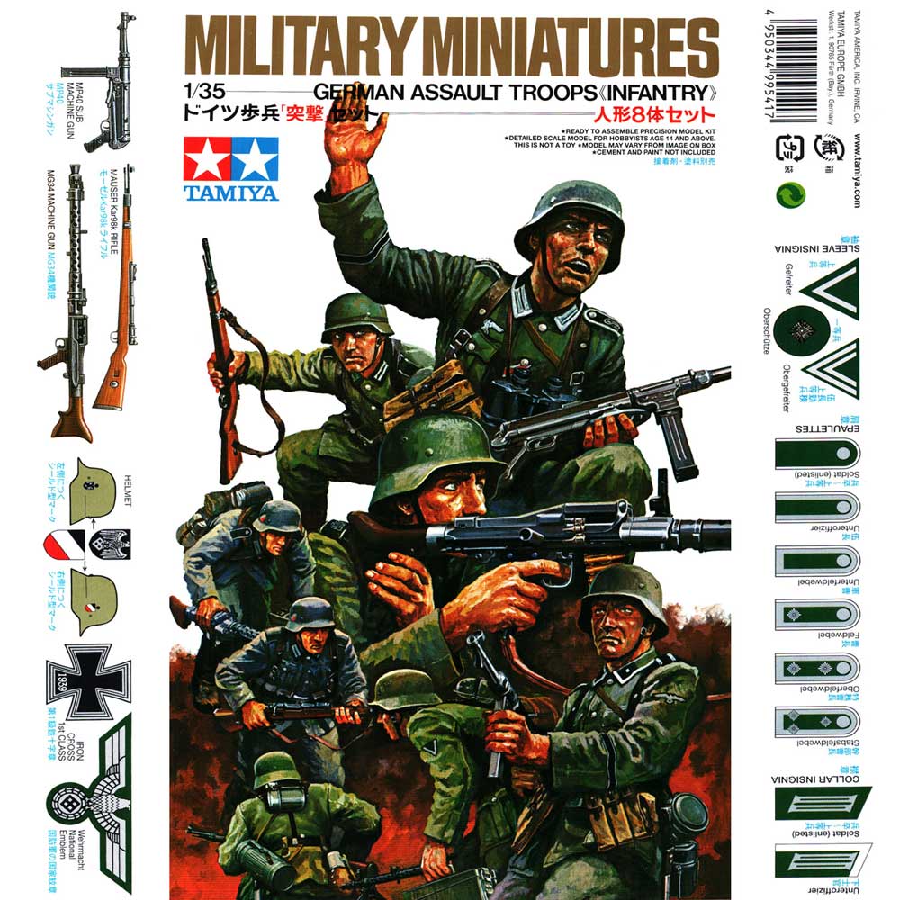 Tamiya 35030 1/35 German Assault Troops
