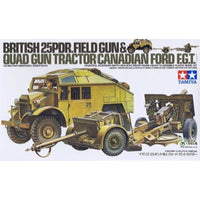 Tamiya 35044 1/35 British 25 Pounder Gun/Quad Kit