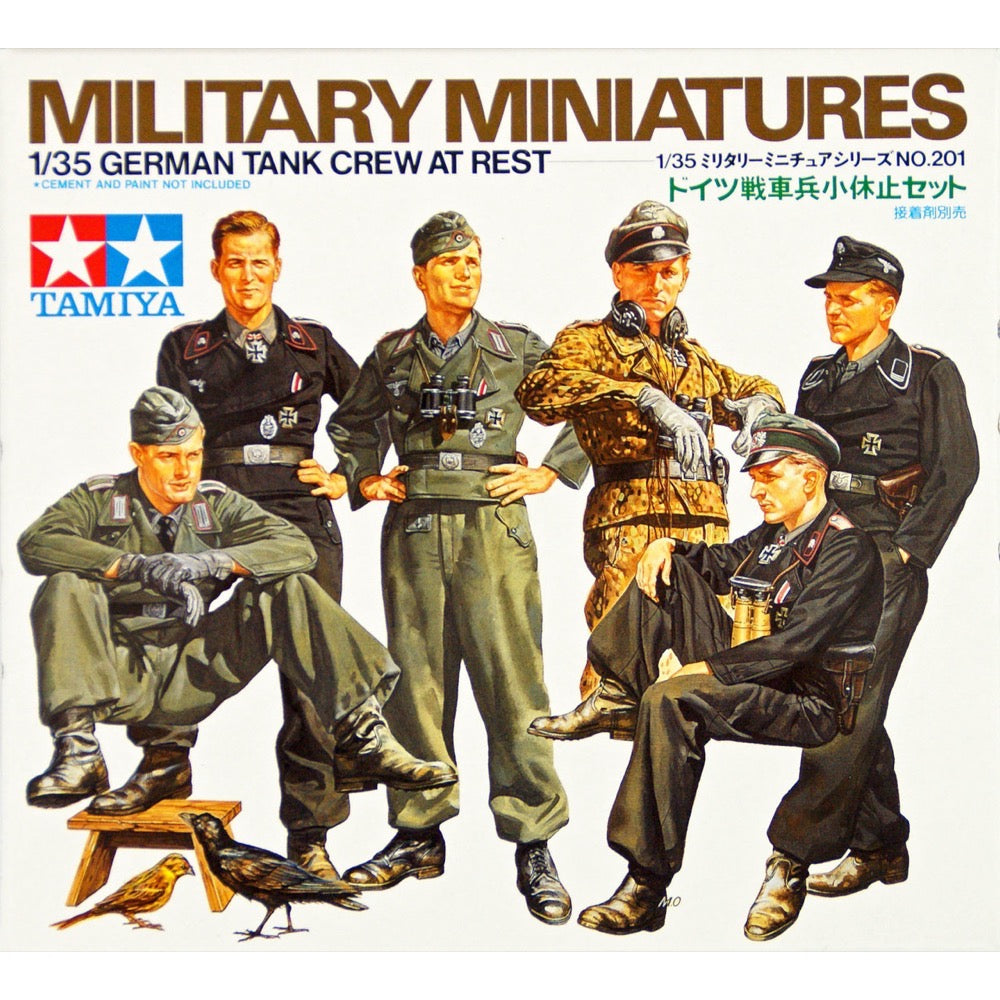 Tamiya 35201 1/35 German Tank Crew At Rest Set