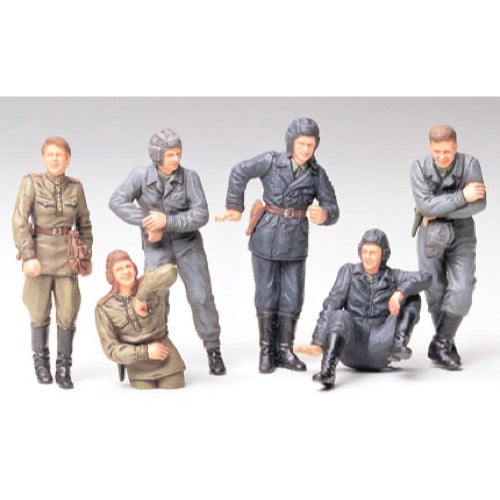 Tamiya 35214 1/35 Russian Army Tank Crew At Rest
