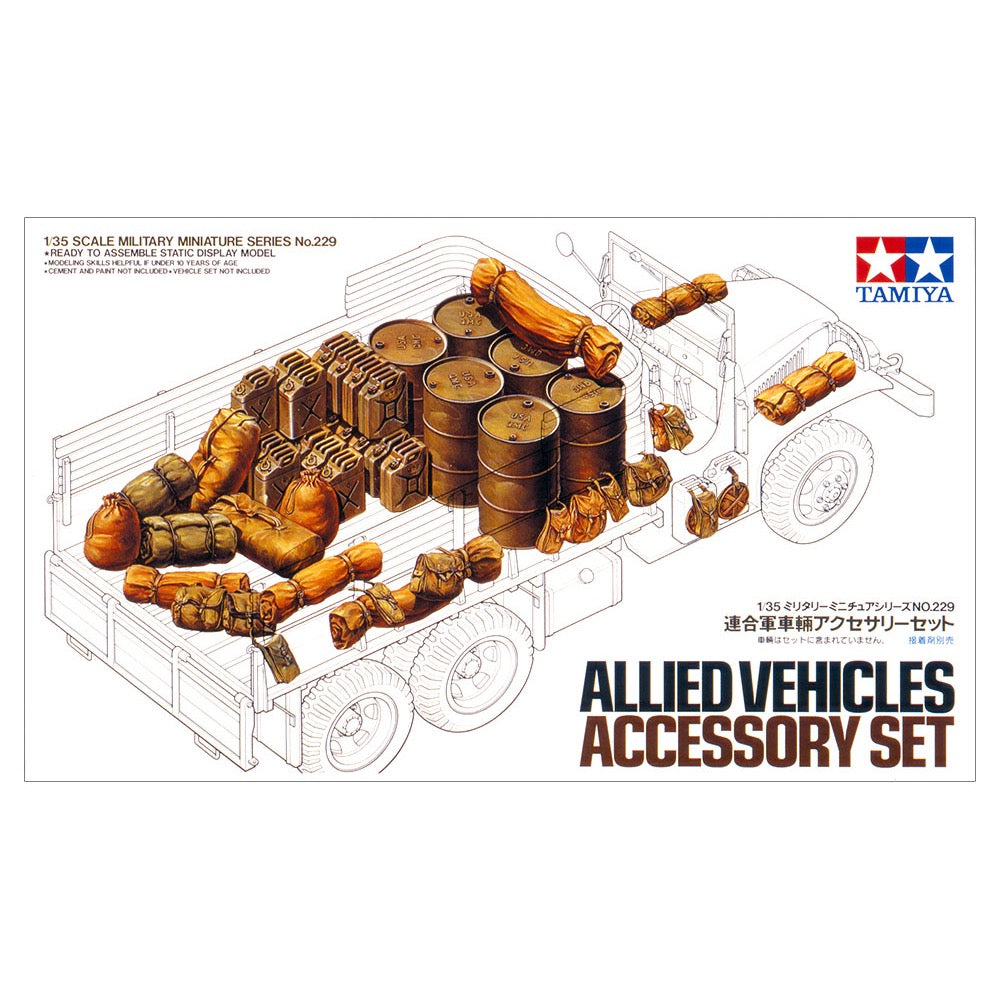 Tamiya 35229 1/35 Allied Vehicles Accessory Set
