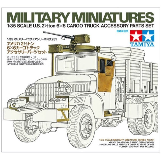 Tamiya 35231 1/35 US 2.5Ton 6x6 Cargo Truck Accessory Set