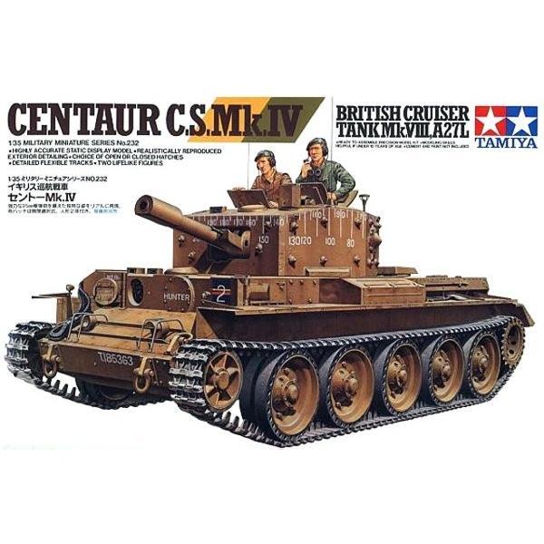 Tamiya 35232 1/35 British Centaur Mk. IV With 95mm Howitzer Plastic Model Kit