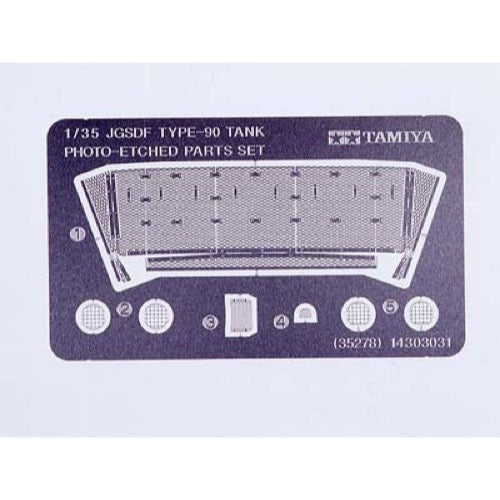 Tamiya 35278 JGSDF Type 90 Tank PE Parts Set